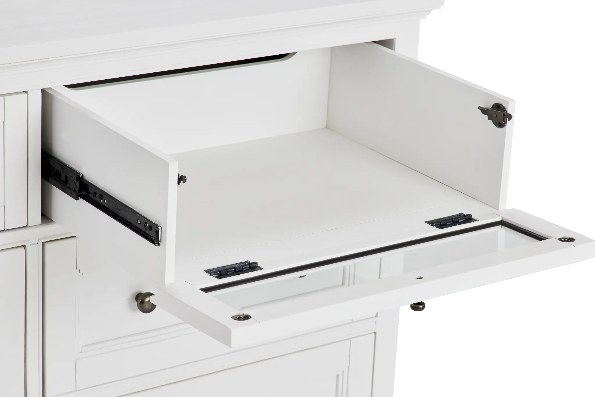 Heron Cove White Media Chest Heron Cove White Media Chest