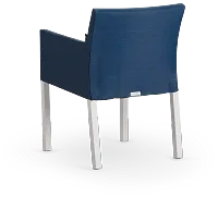 Lisbon Navy Cushioned Chair