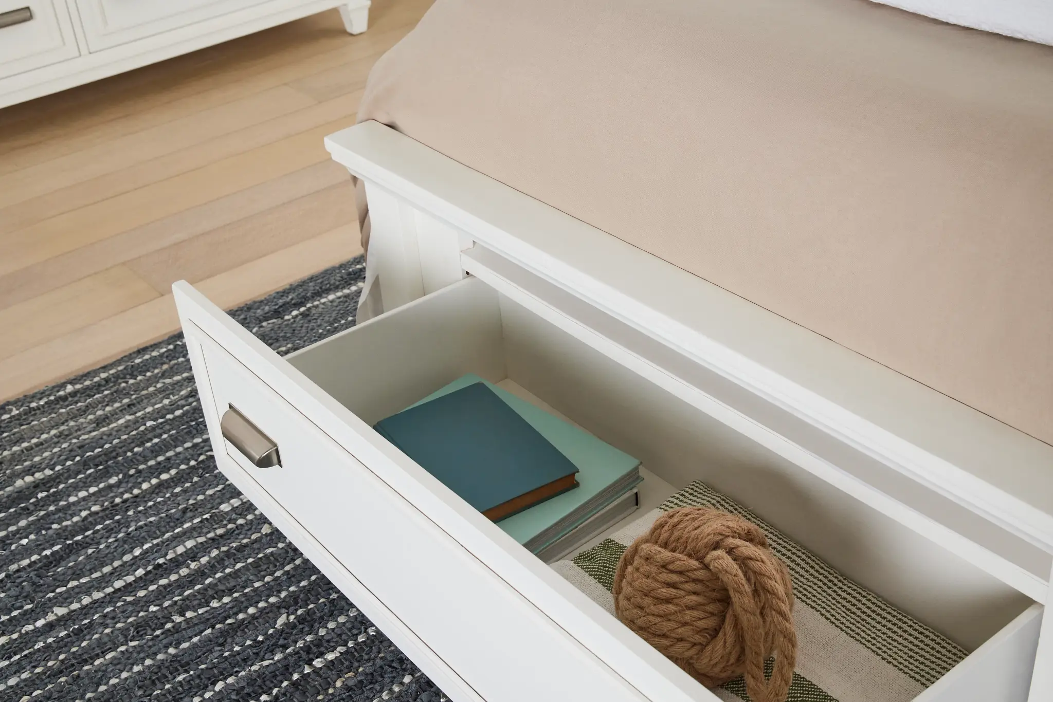 Cape Cod Ivory Panel Storage Bed Cape Cod Ivory Panel Storage Bed