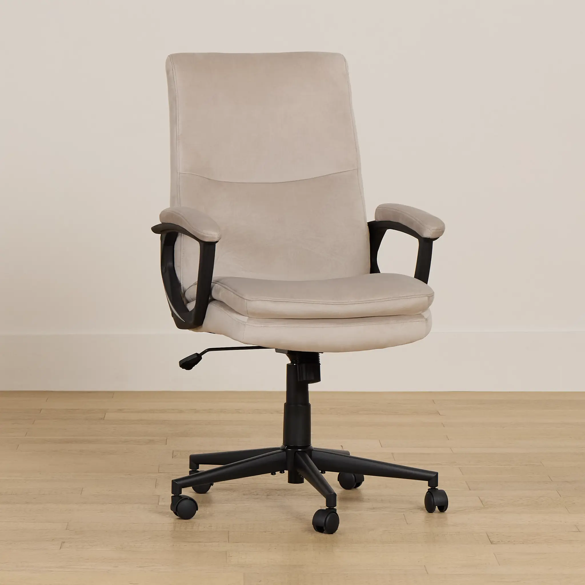 Krista Taupe Fabric Upholstered Desk Chair Krista Taupe Fabric Upholstered Desk Chair