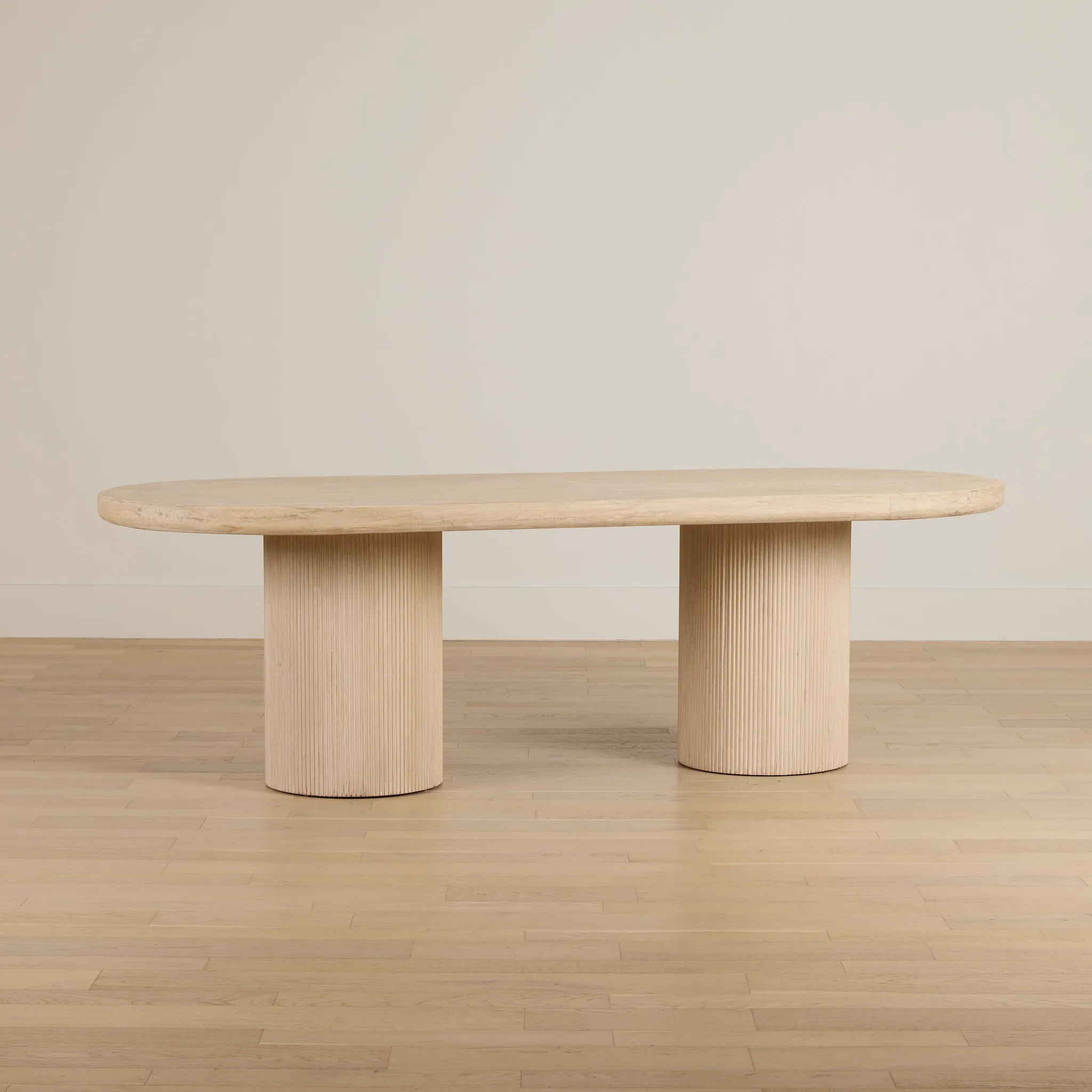 Clayton Light Tone Oval Table
