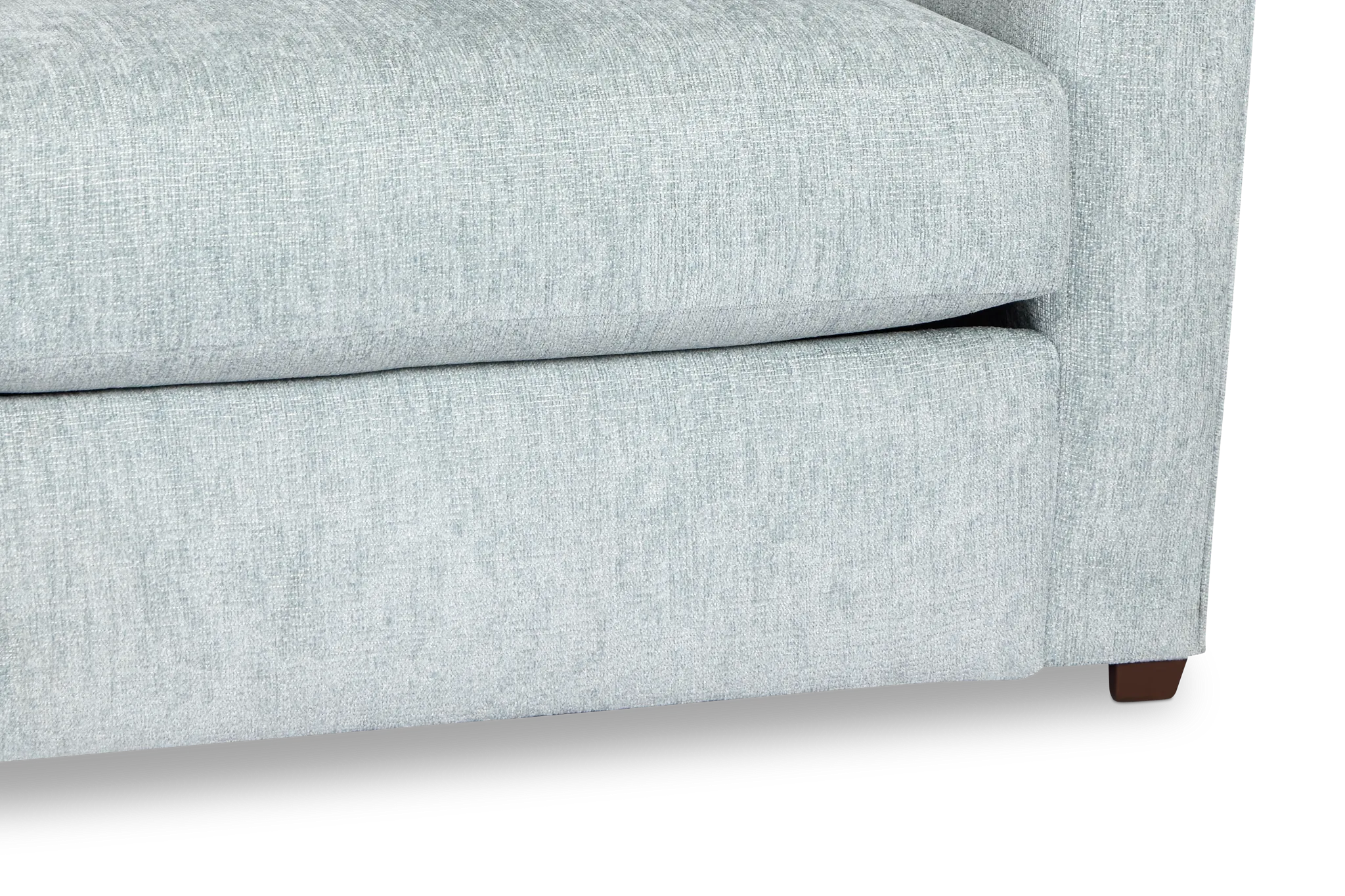 Shore Light Blue Fabric Sleeper Frame