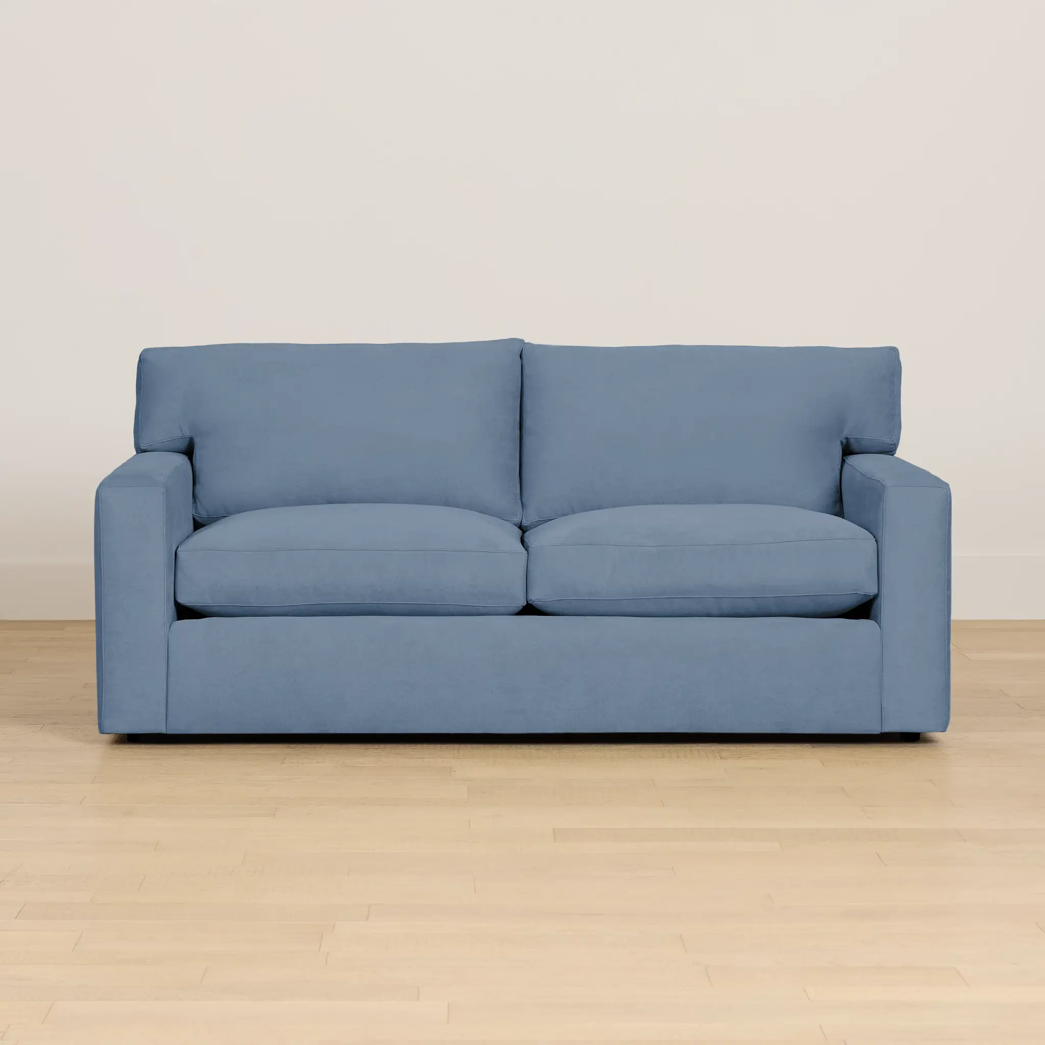 Hudson Blue Fabric Loveseat Hudson Blue Fabric Loveseat
