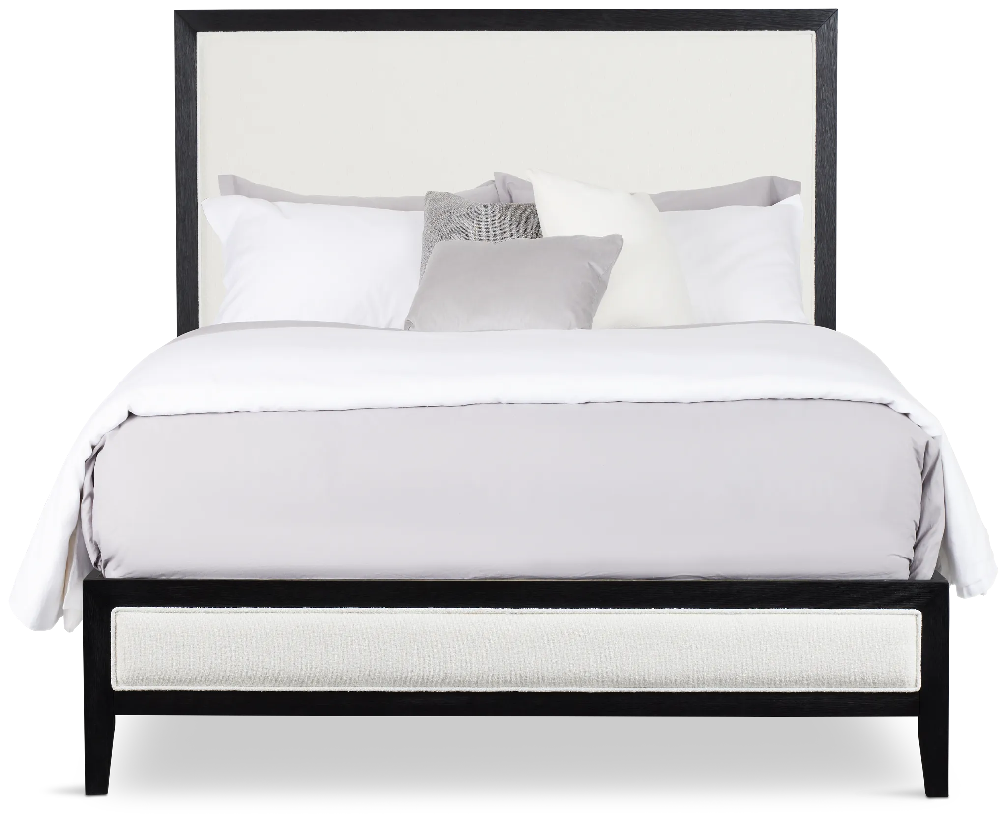 Alden Black Uph Platform Bed