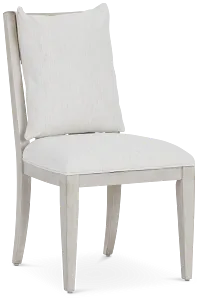 Marseilles Light Tone Slat Upholstered Side Chair