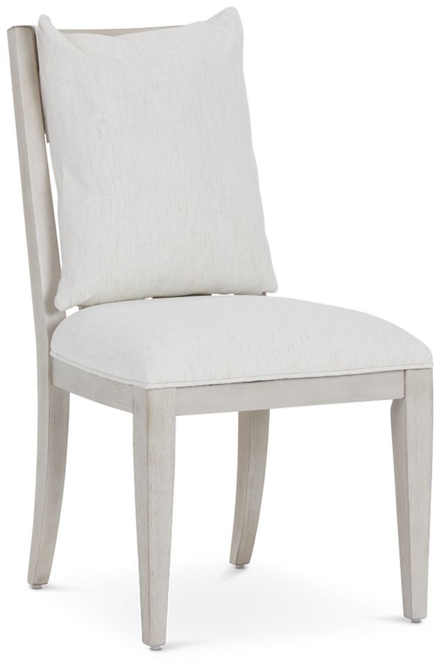Marseilles Light Tone Slat Upholstered Side Chair