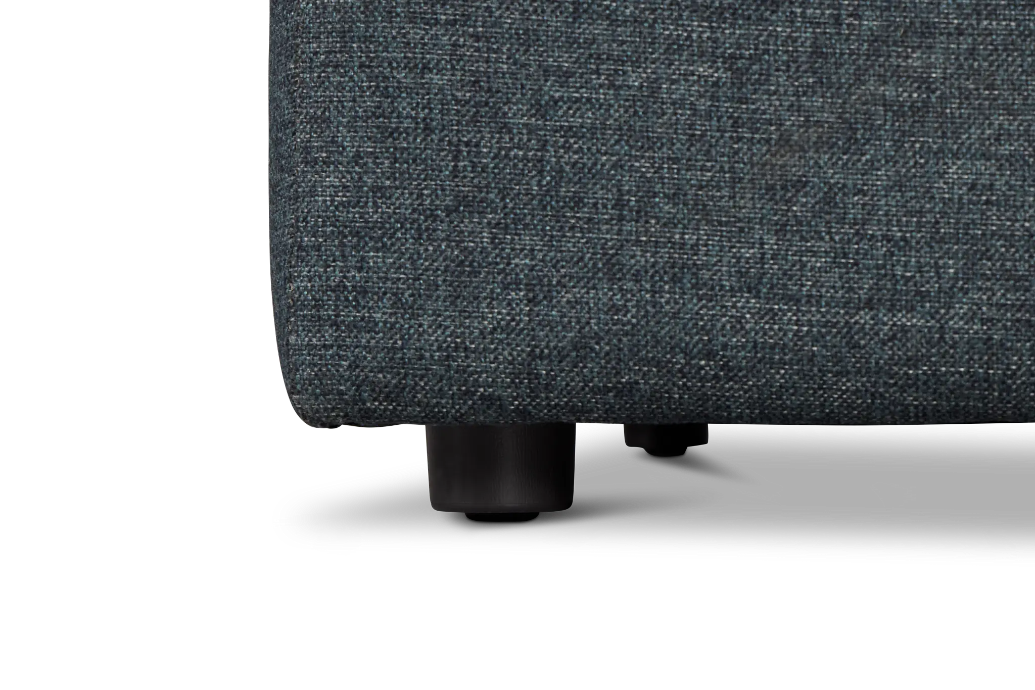 Noah Dark Blue Fabric Cocktail Ottoman Noah Dark Blue Fabric Cocktail Ottoman