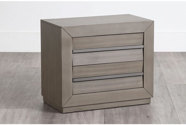 Zurich Gray Nightstand