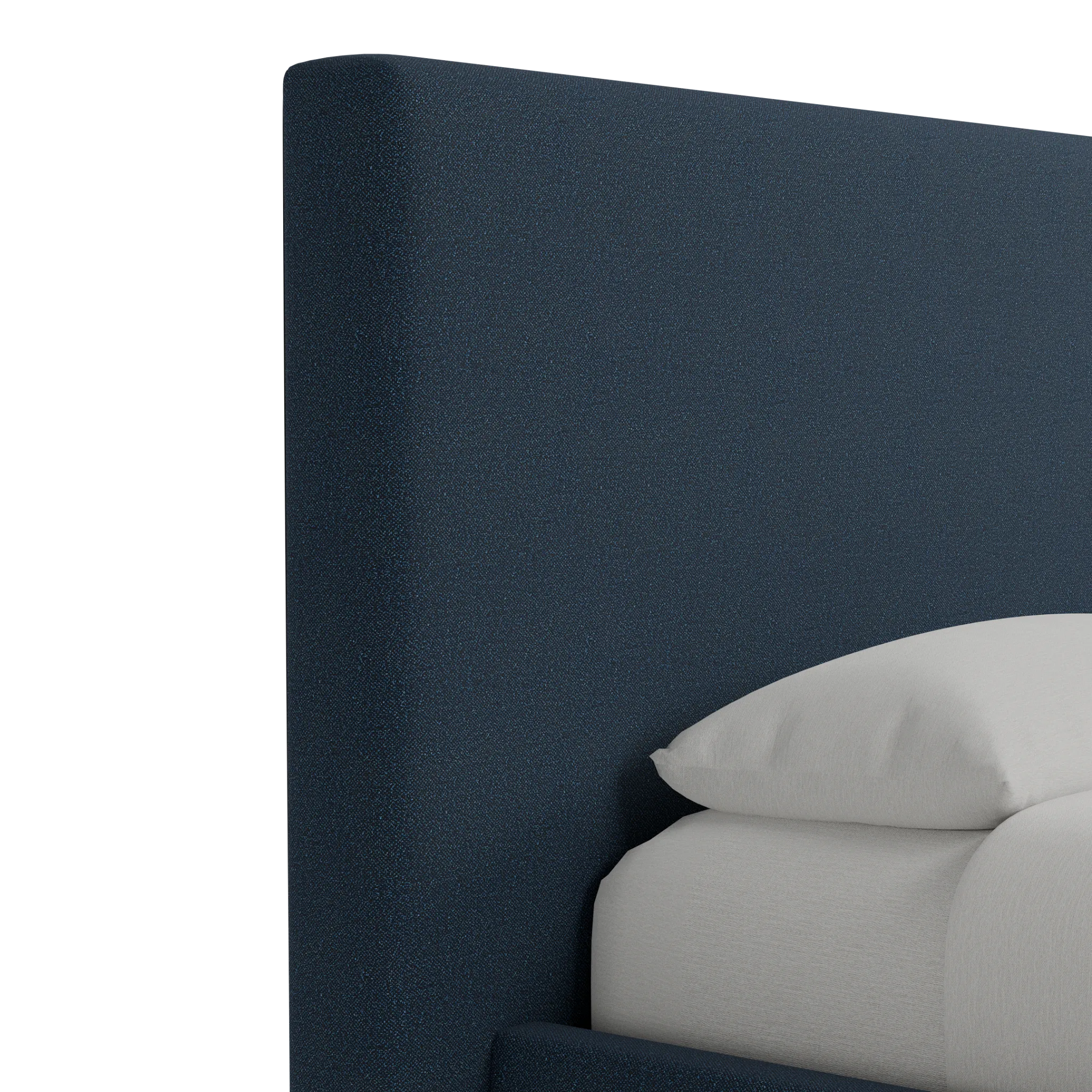 Grayton Elite Navy 54" Upholstered Platform Bed