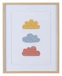 Cirrus Multicolored Framed Wall Art