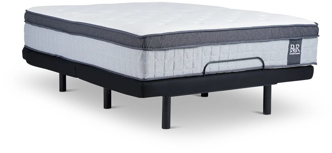 Rest & Renew By Zinus Pocket Innerspring 14" Plus Adjustable Mattress Set