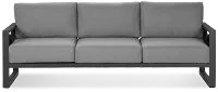 Linear Dark Gray Aluminum Sofa
