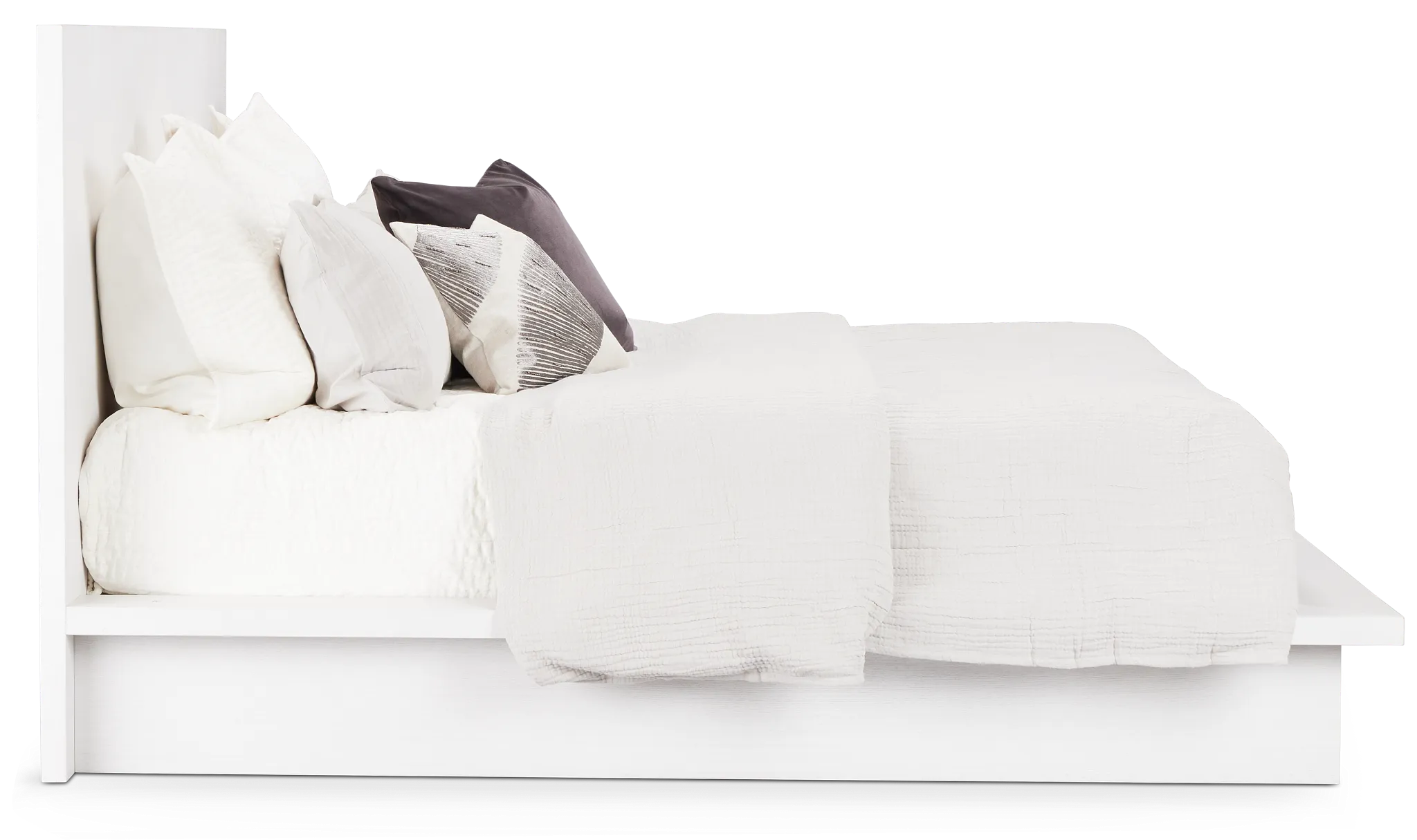 Bal Harbour White Panel Bed