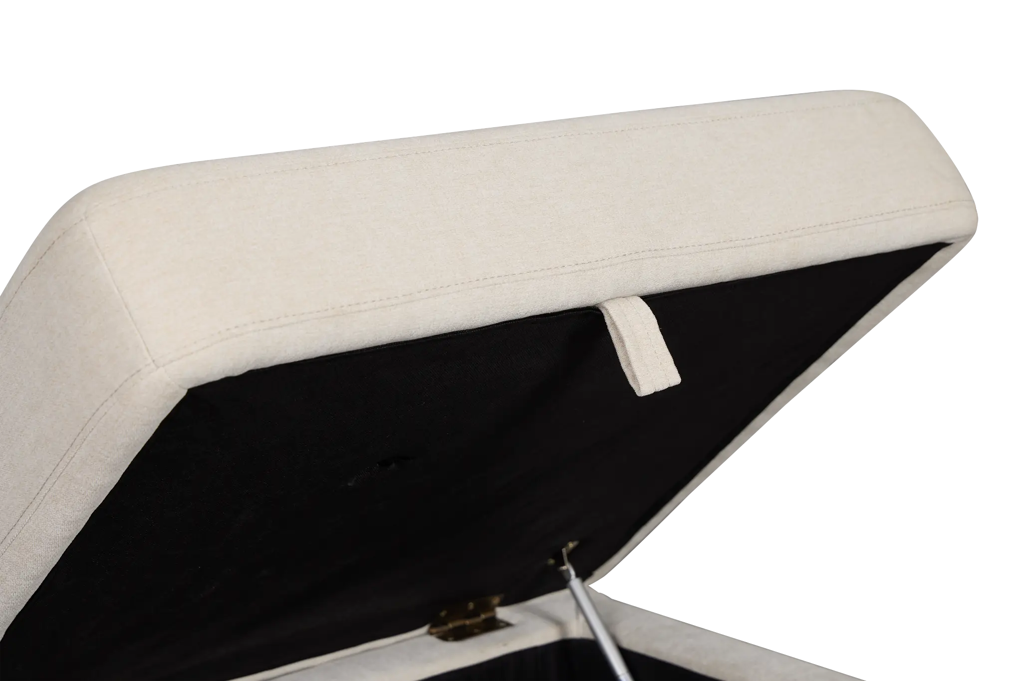 Addie Beige Fabric 4-piece Pit Storage Sectional Addie Beige Fabric 4-piece Pit Storage Sectional