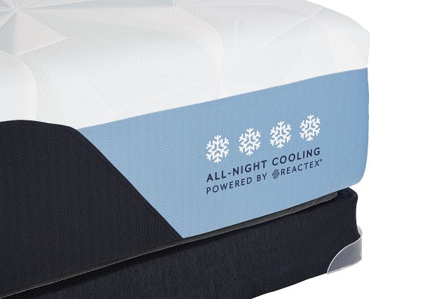 Serta Arctic Medium Hybrid Low-profile Mattress Set