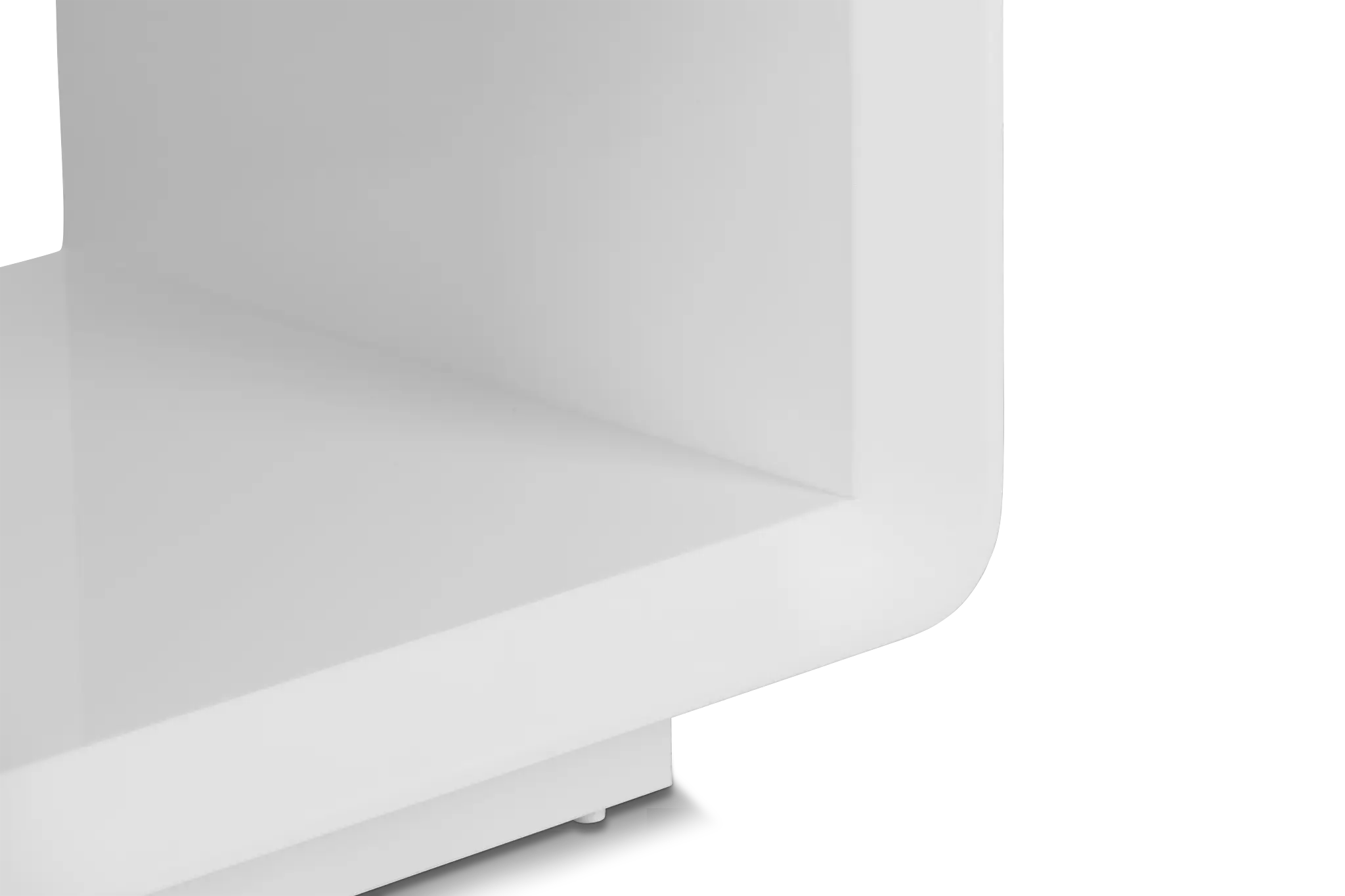 Zayden White Square End Table Zayden White Square End Table