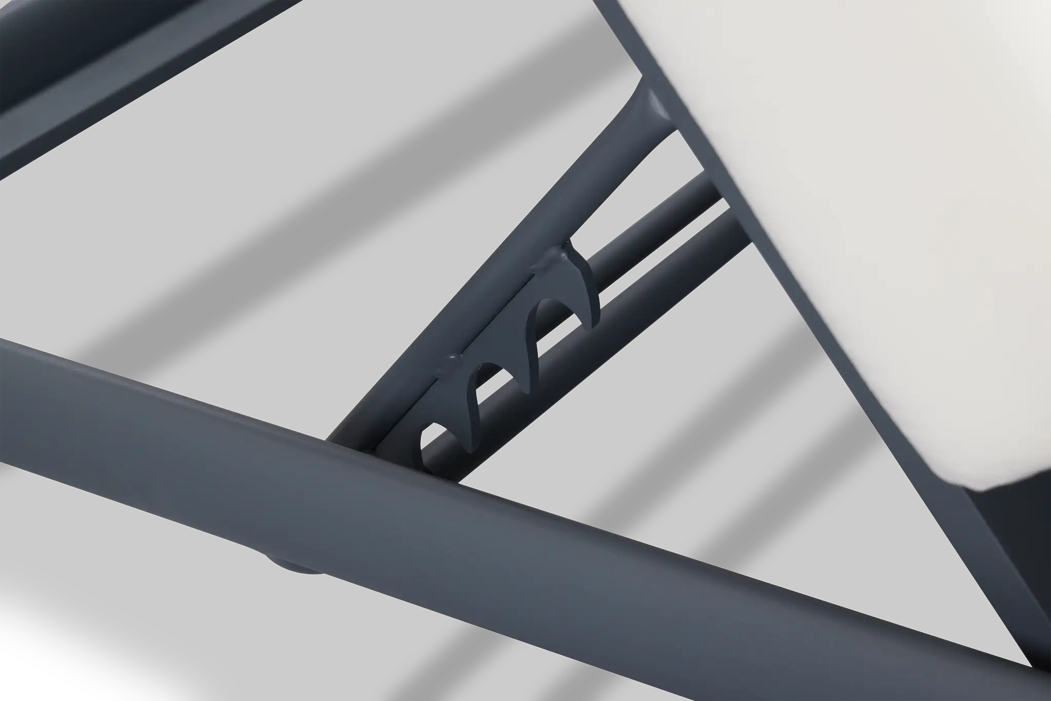 Tortuga Gray White Double Cushion Chaise Tortuga Gray White Double Cushion Chaise