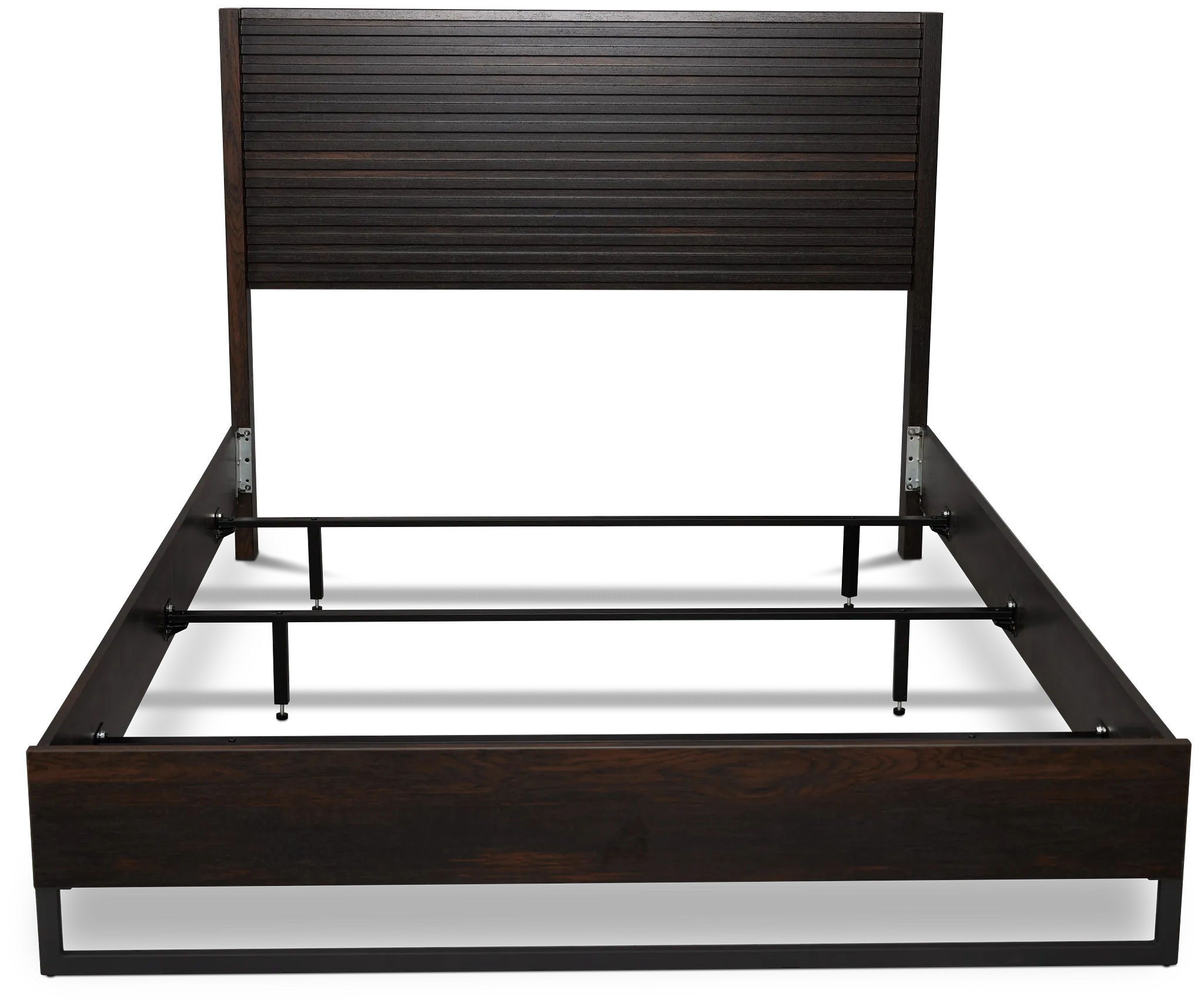 Perry Dark Tone Panel Bed