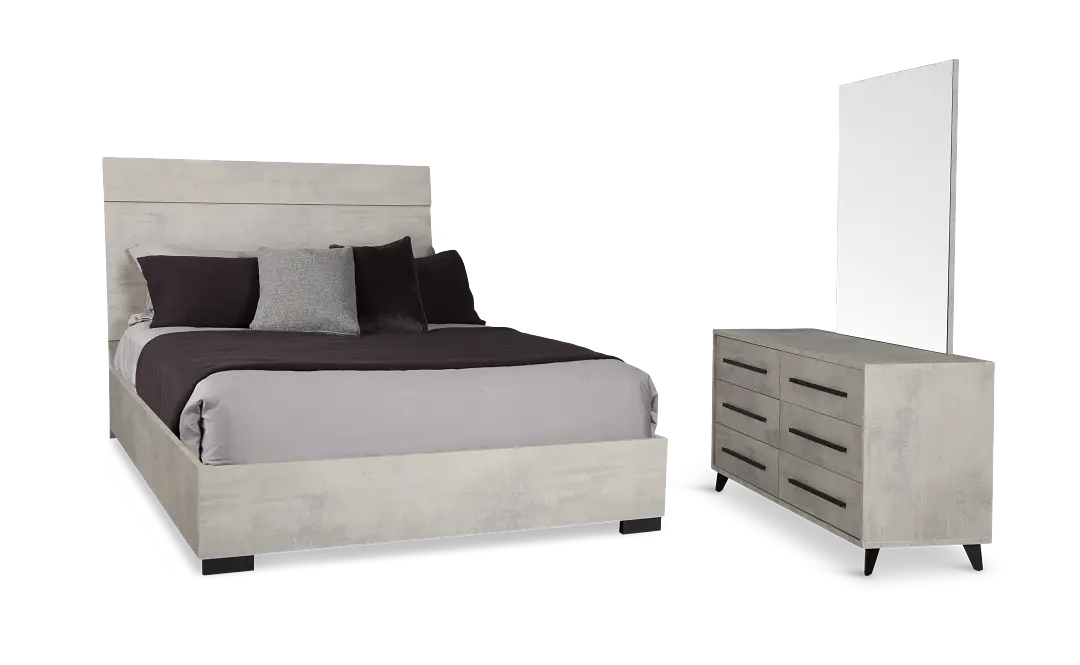 Pomona Gray Panel Bedroom Pomona Gray Panel Bedroom