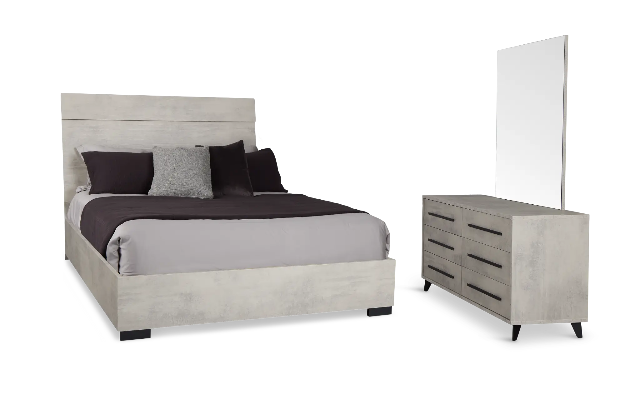 Pomona Gray Panel Bedroom Pomona Gray Panel Bedroom