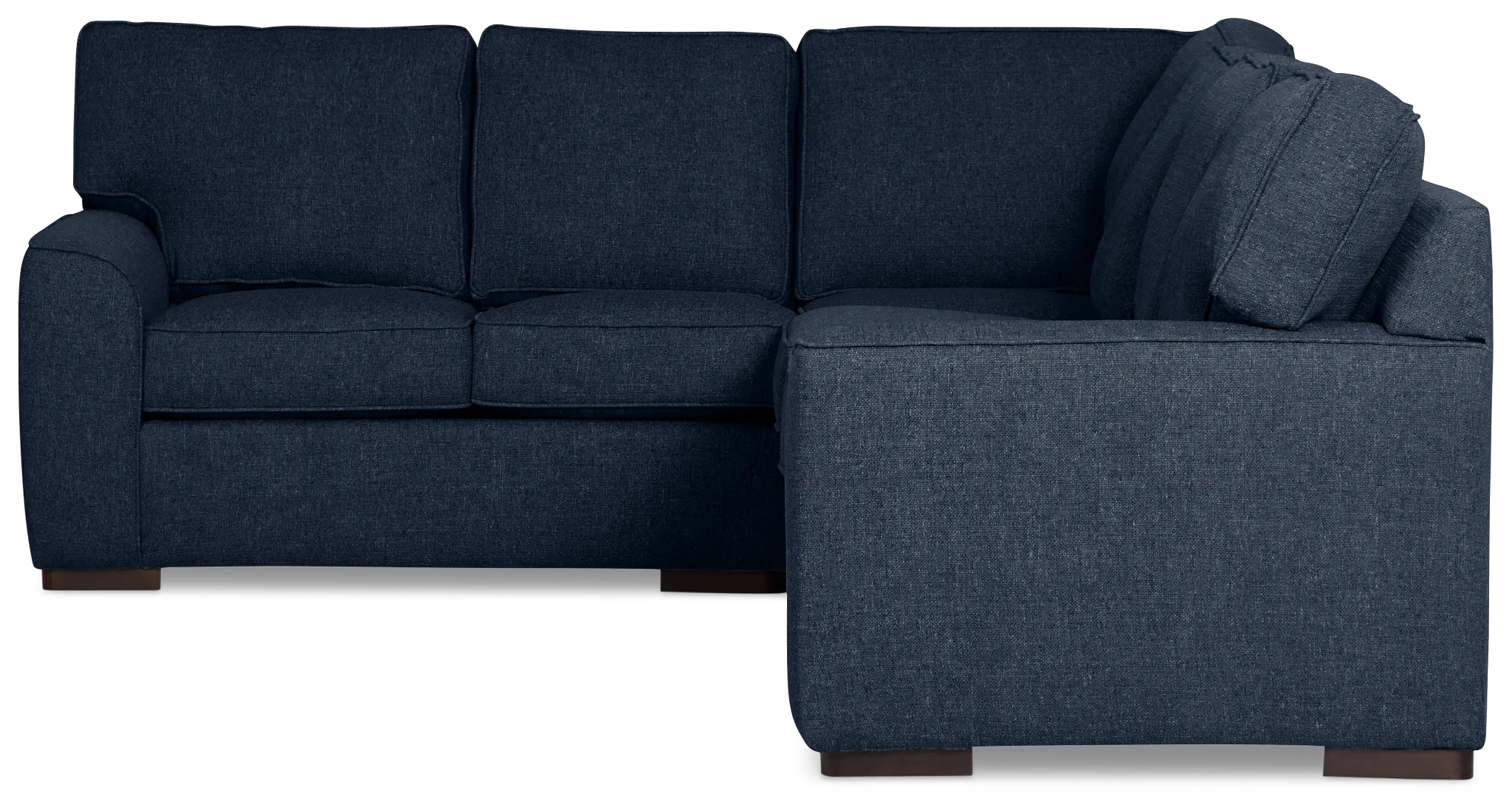 Sinclair Dark Blue Fabric Medium Two-arm Sectional