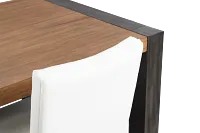 Jackson Two-tone Rectangular Table & 4 Upholstered Chairs