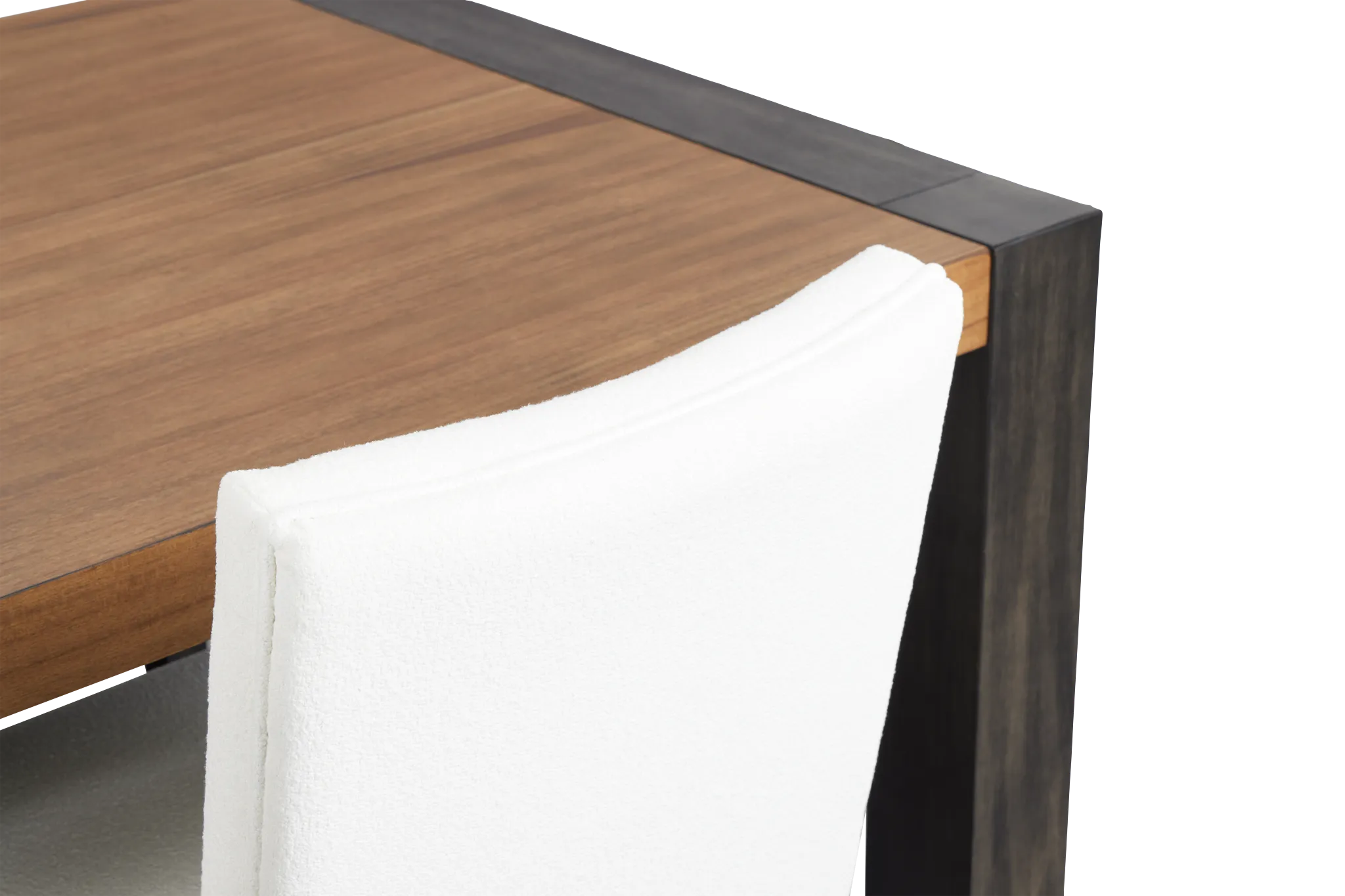 Jackson Two-tone Rectangular Table & 4 Upholstered Chairs