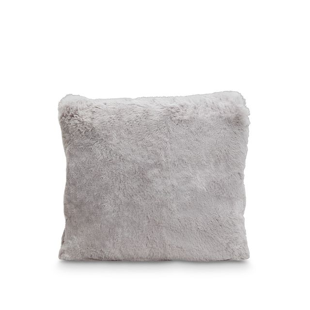 Kaycee Light Gray 18" Accent Pillow