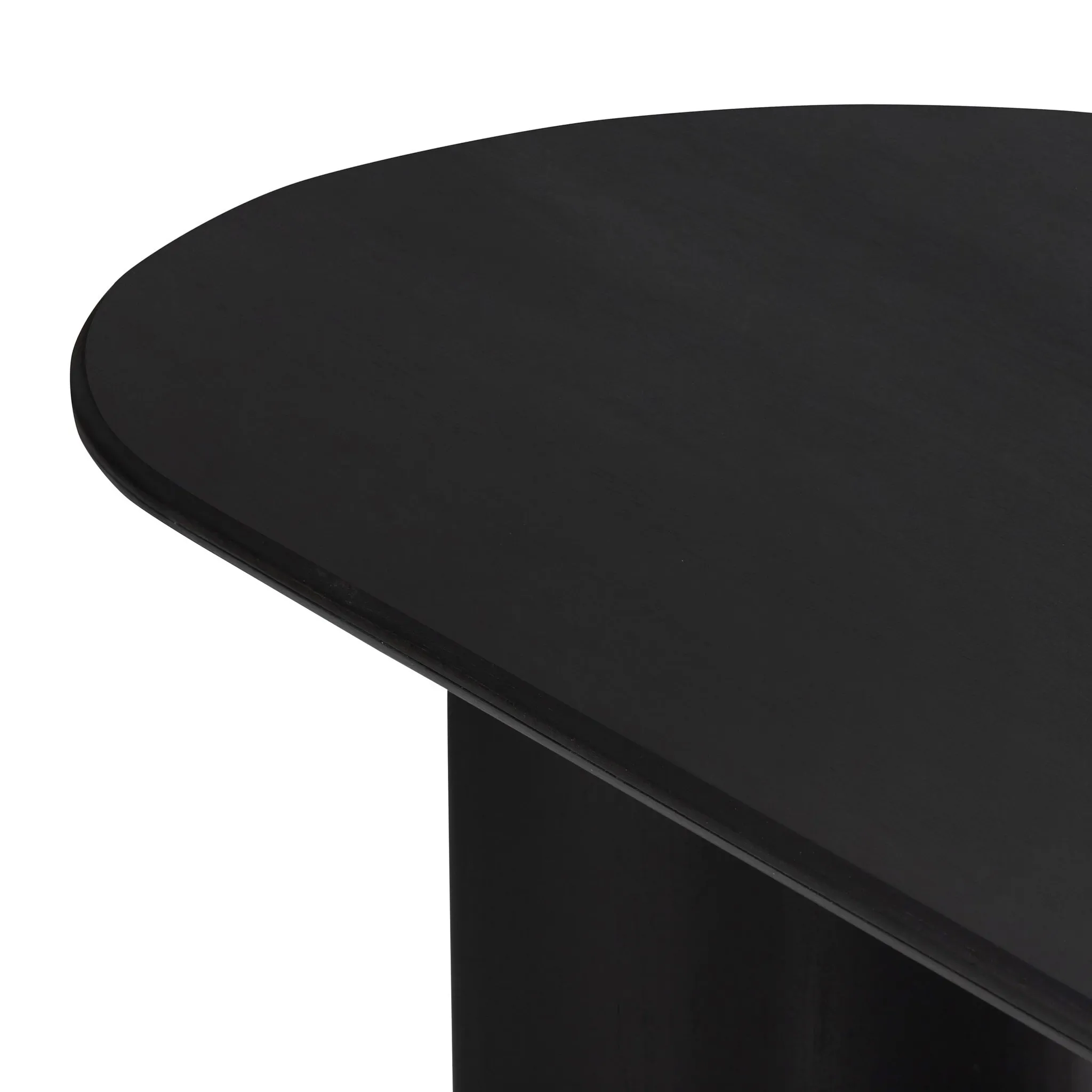 Paloa Black Oval Table