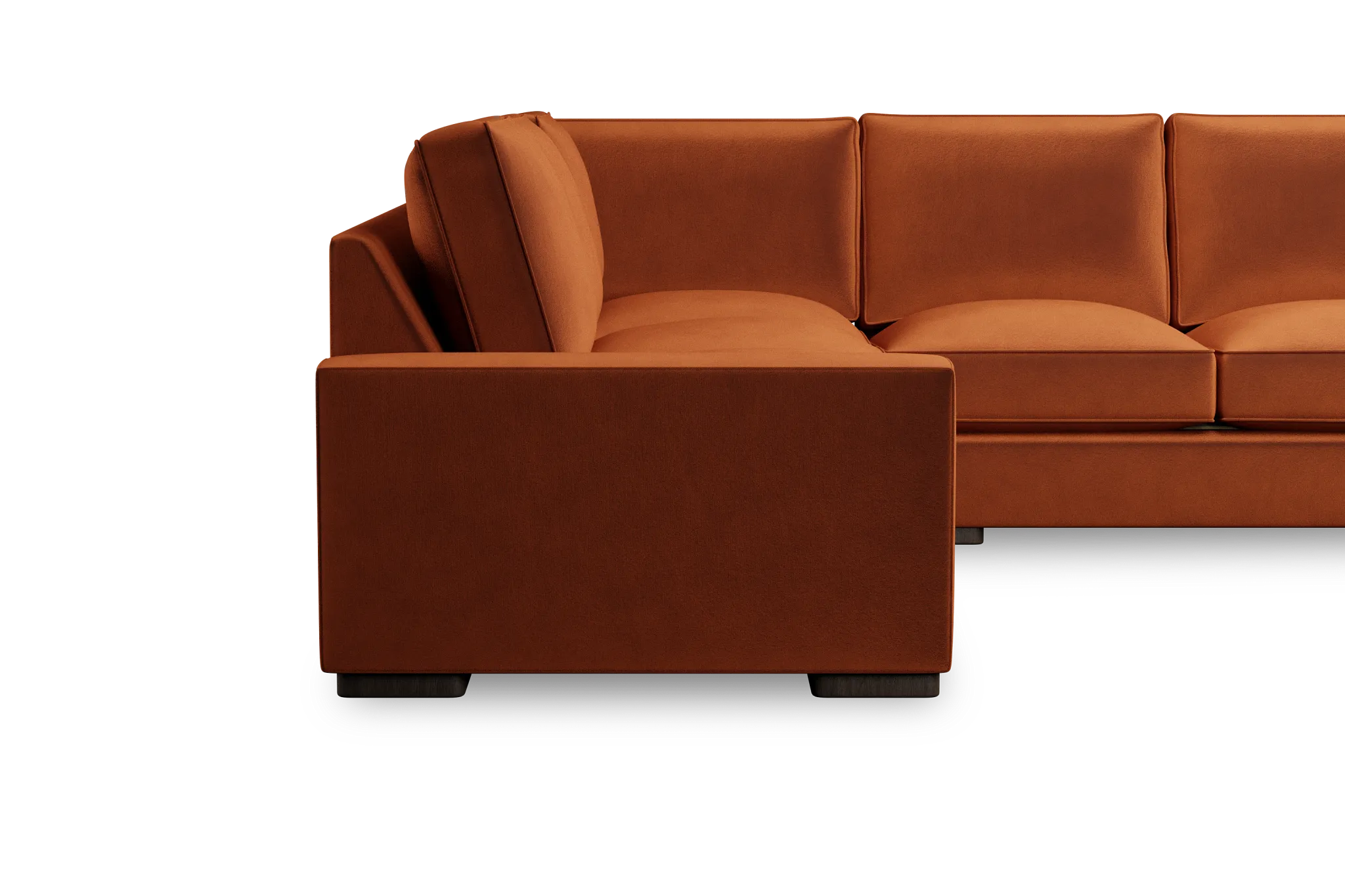 Edgewater Joya Orange Small Two-arm Sectional