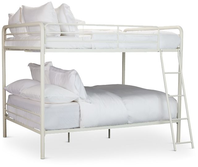 Rory White Metal Bunk Bed