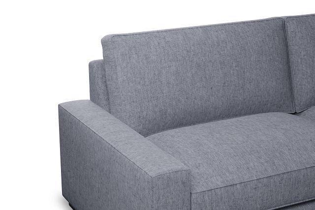 Edgewater Elevation Gray 96" Sofa W/ 2 Cushions