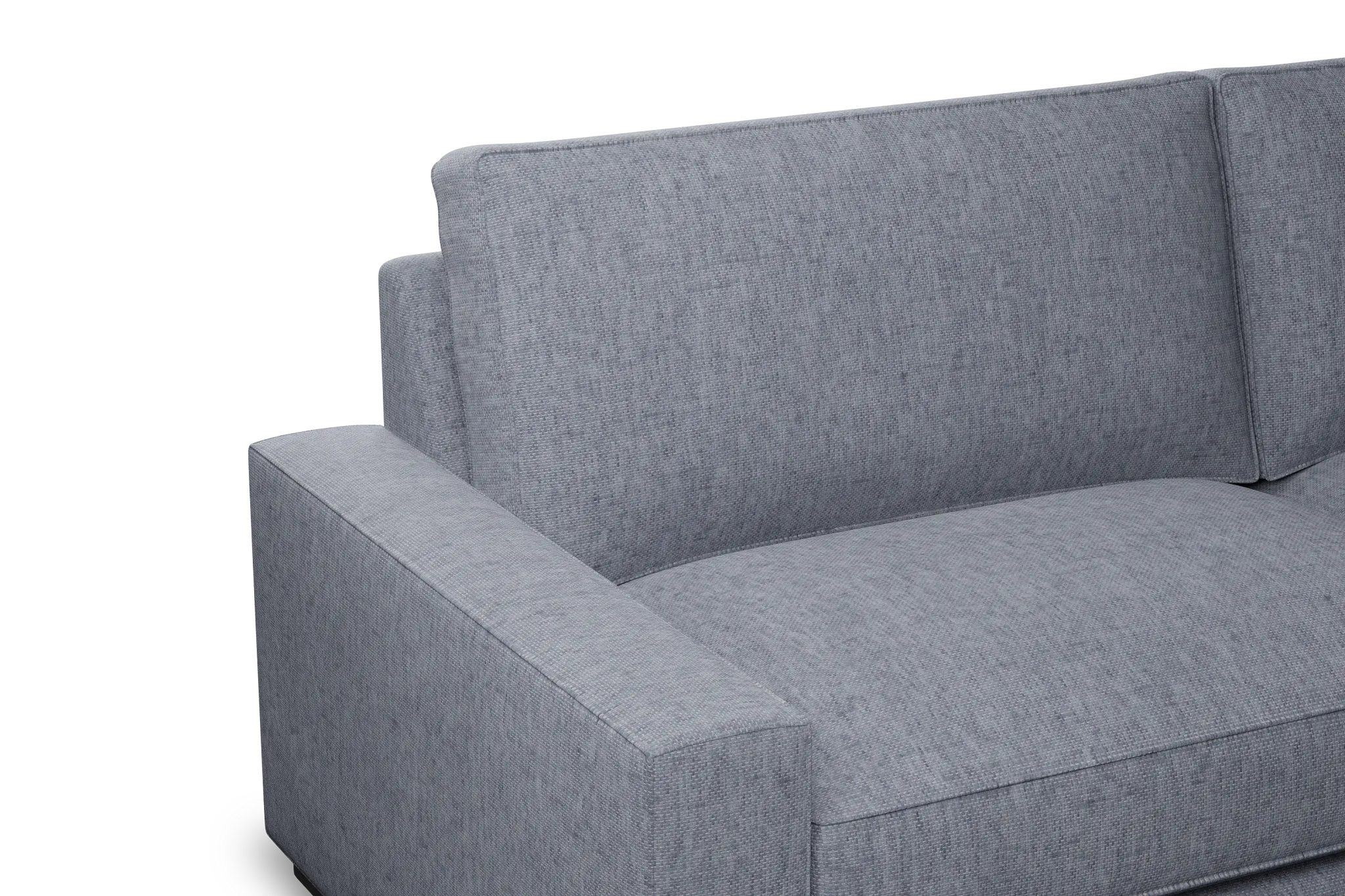 Edgewater Elevation Gray 96" Sofa W/ 2 Cushions