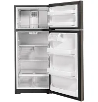 Ge 18 Series Slate Top Freezer Refrigerator