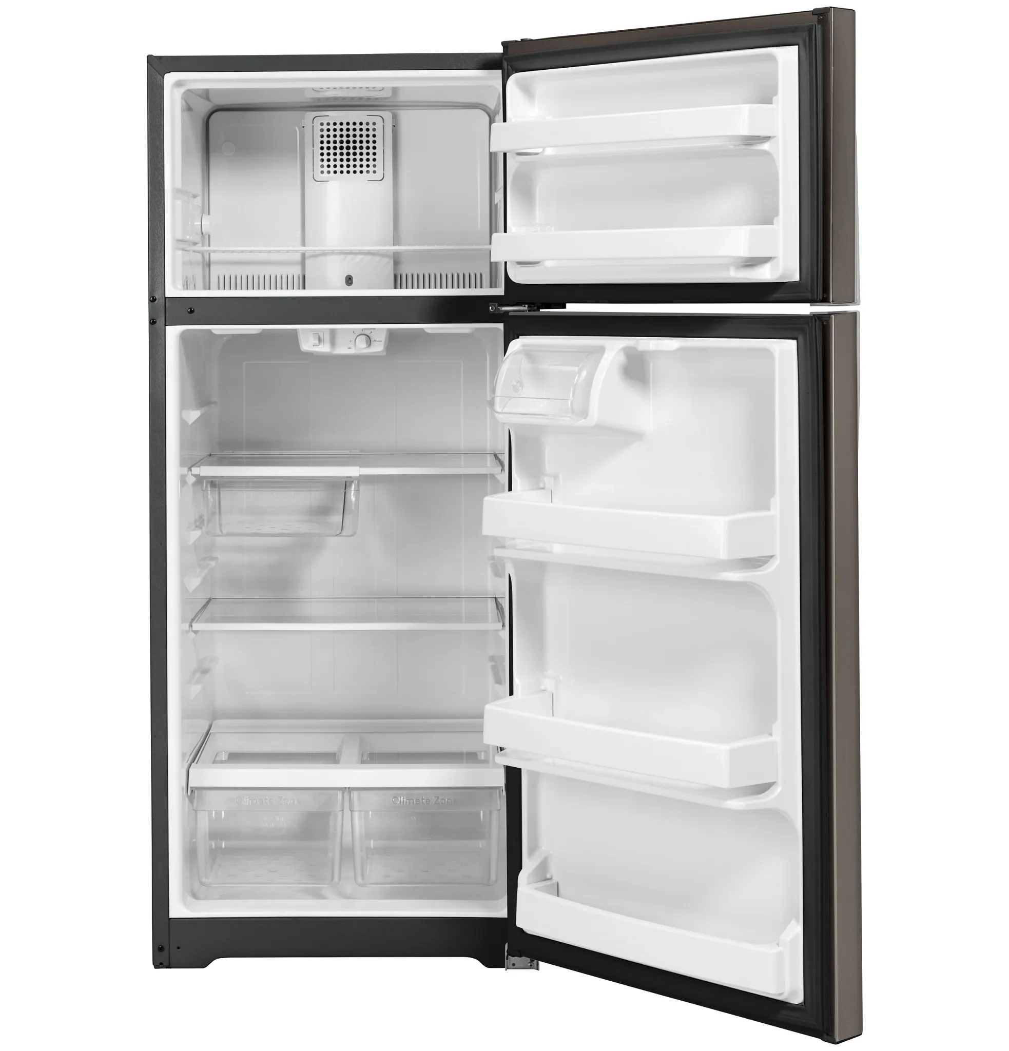 Ge 18 Series Slate Top Freezer Refrigerator