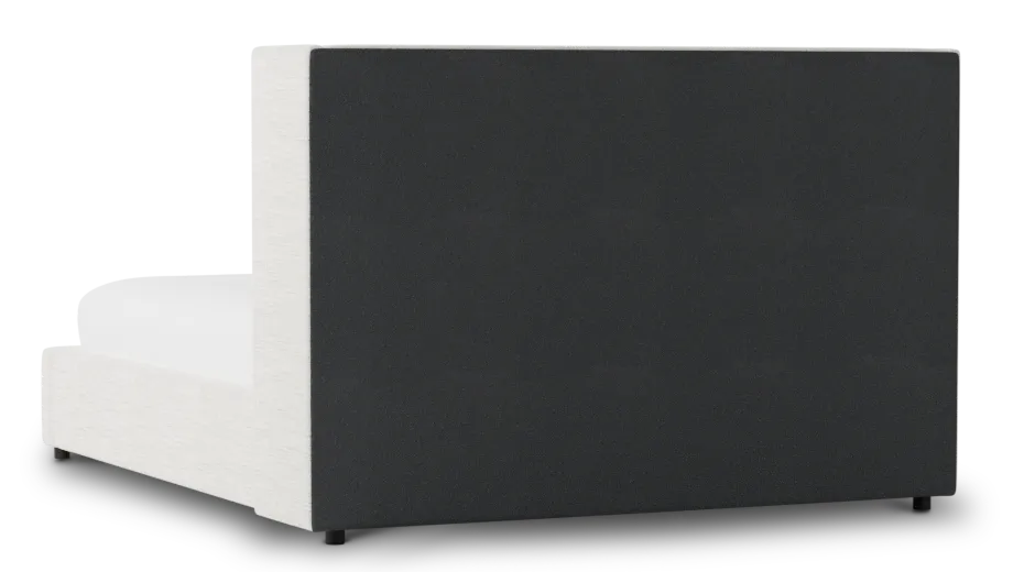 Captiva Maguire Ivory 48" Upholstered Shelter Bed