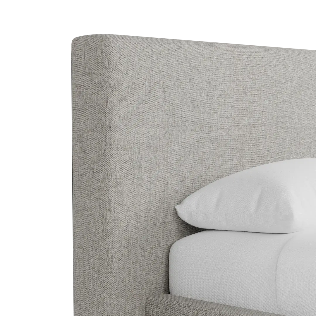 Gayton Elavation Khaki 44" Upholstered Platform Bed Gayton Elavation Khaki 44" Upholstered Platform Bed