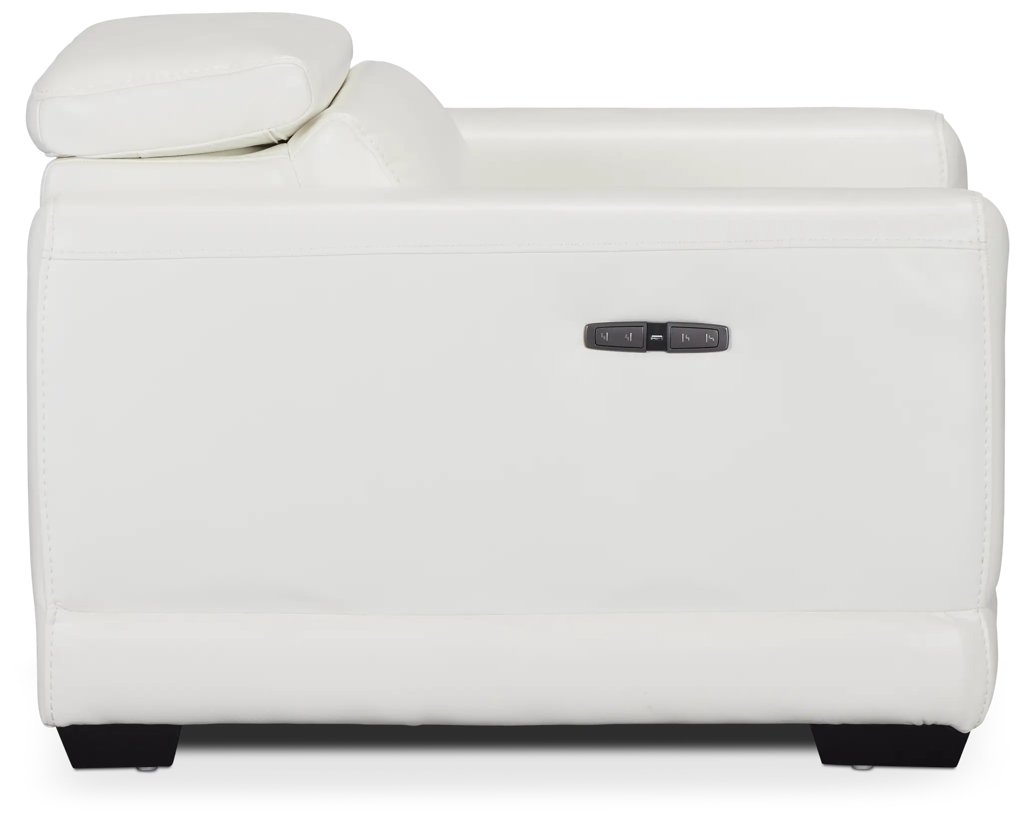 Lombardy White Micro Power Recliner Lombardy White Micro Power Recliner