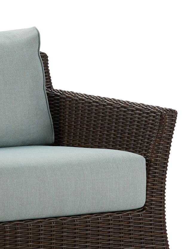 Southport Teal Woven Chair (4)