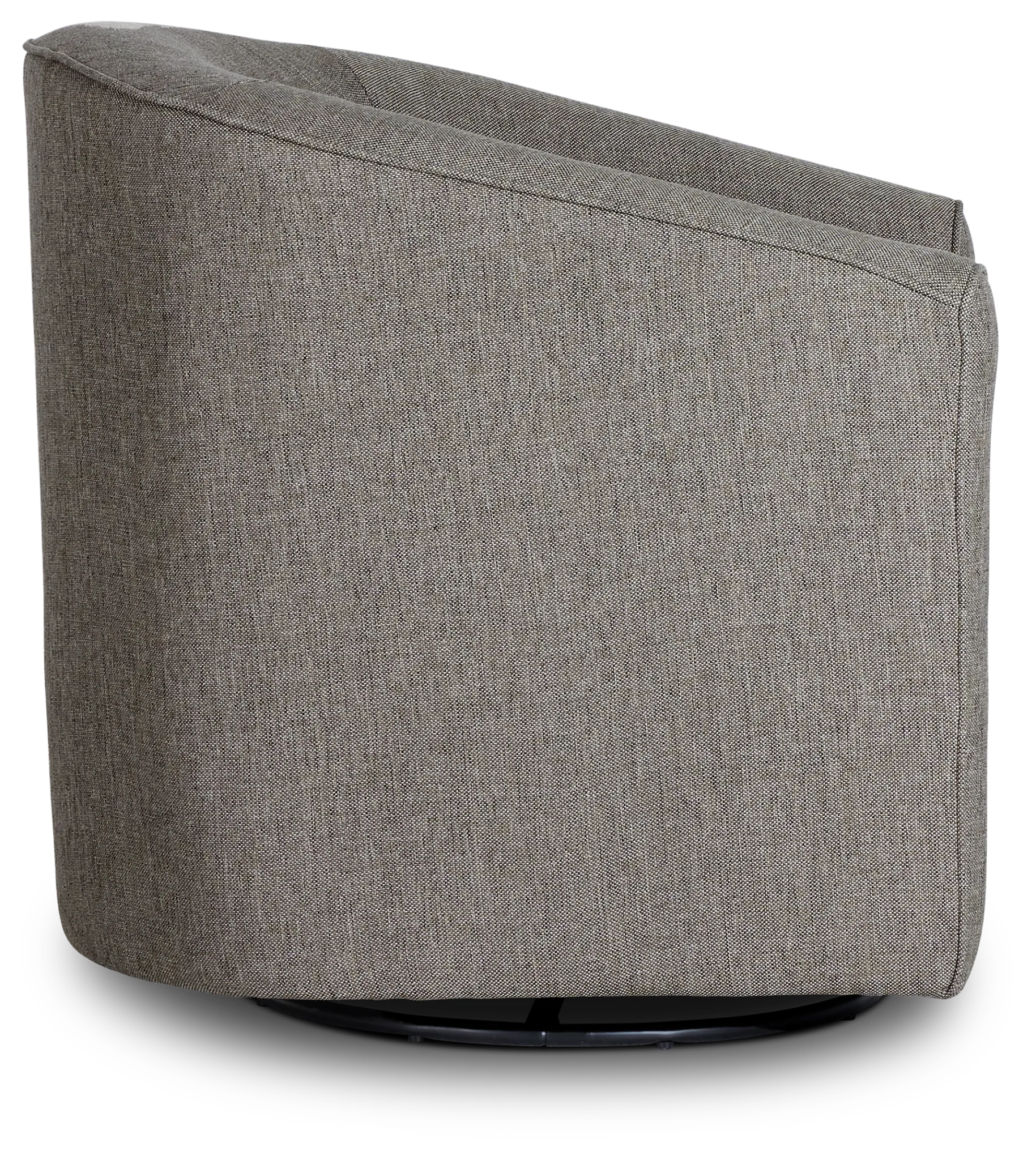 Asheville Brown Fabric Swivel Rocker Glider