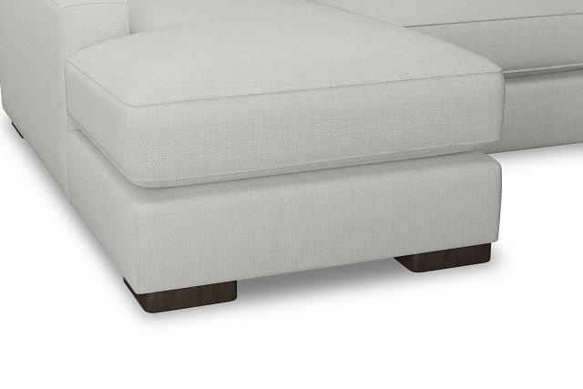 Edgewater Revenue White Medium Left Chaise Sectional