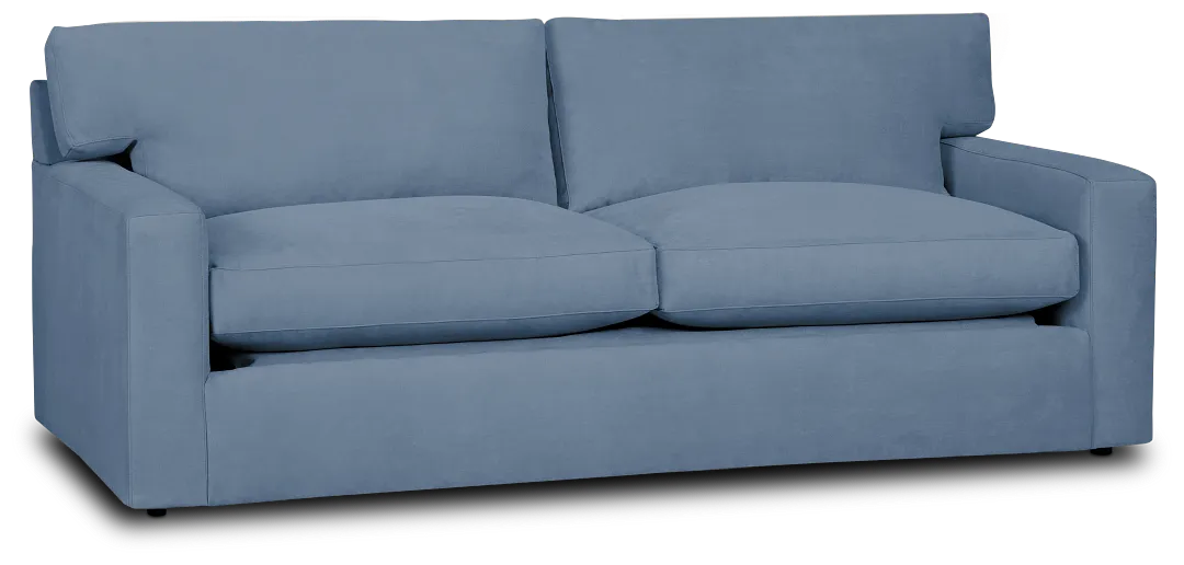 Hudson Blue Fabric Innerspring Sleeper