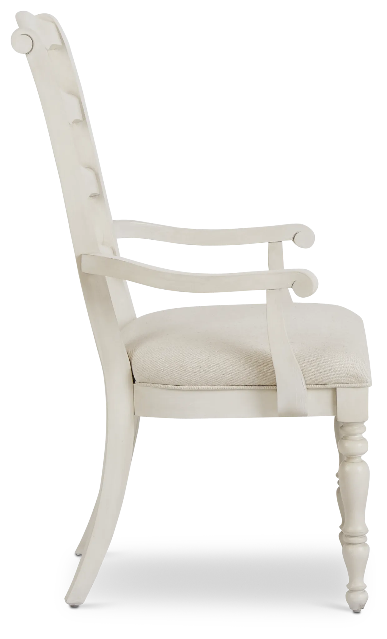 Savannah Ivory Upholstered Arm Chair