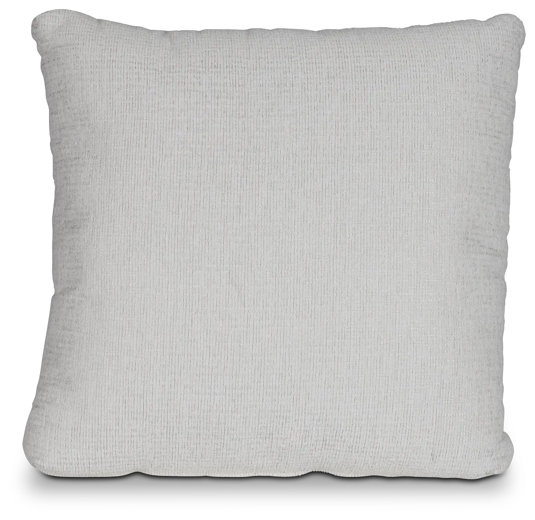 Avalon White 18" Sqr Accnt Plw Cover