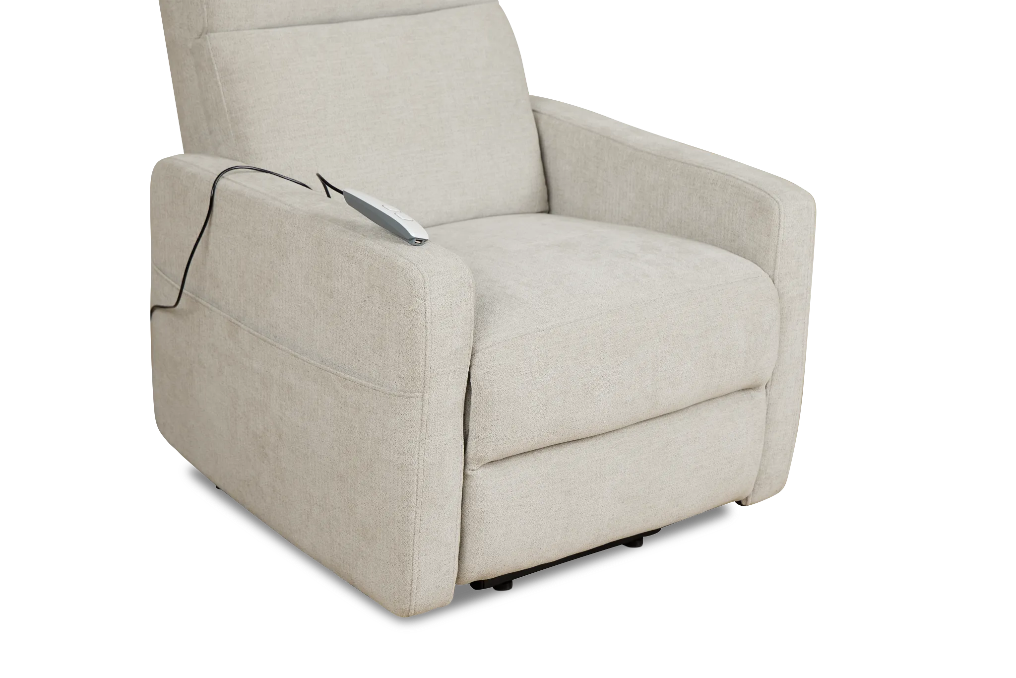 Talon Light Gray Fabric Power Lift Recliner