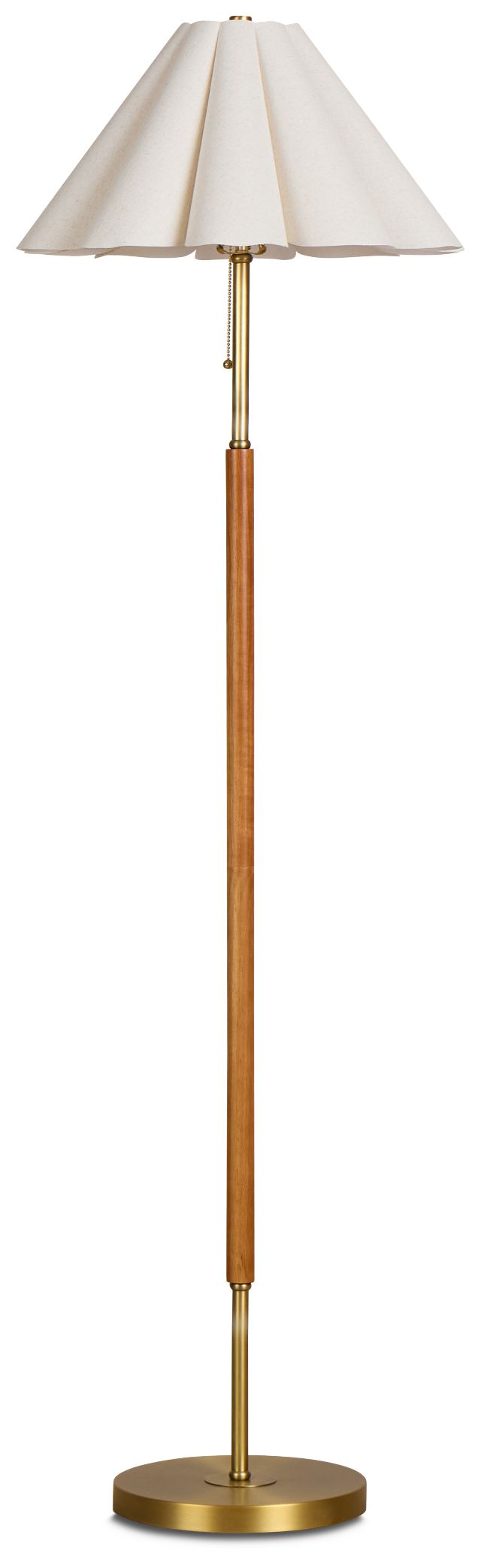 Oskar Gold Metal Floor Lamp