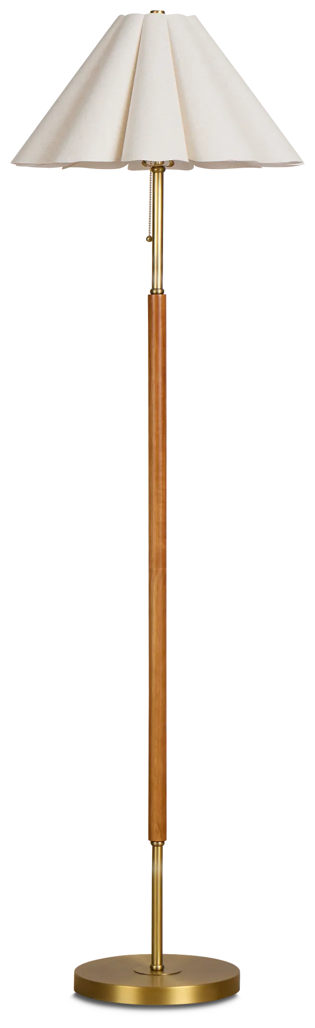 Oskar Gold Metal Floor Lamp