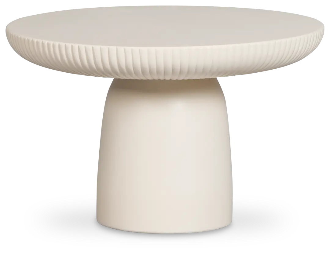 Cypress White Small Round Coffee Table Cypress White Small Round Coffee Table