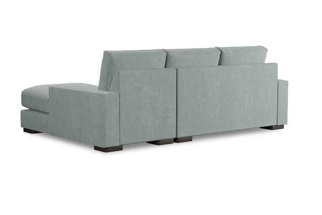 Edgewater Elevation Light Green Right Chaise Sectional