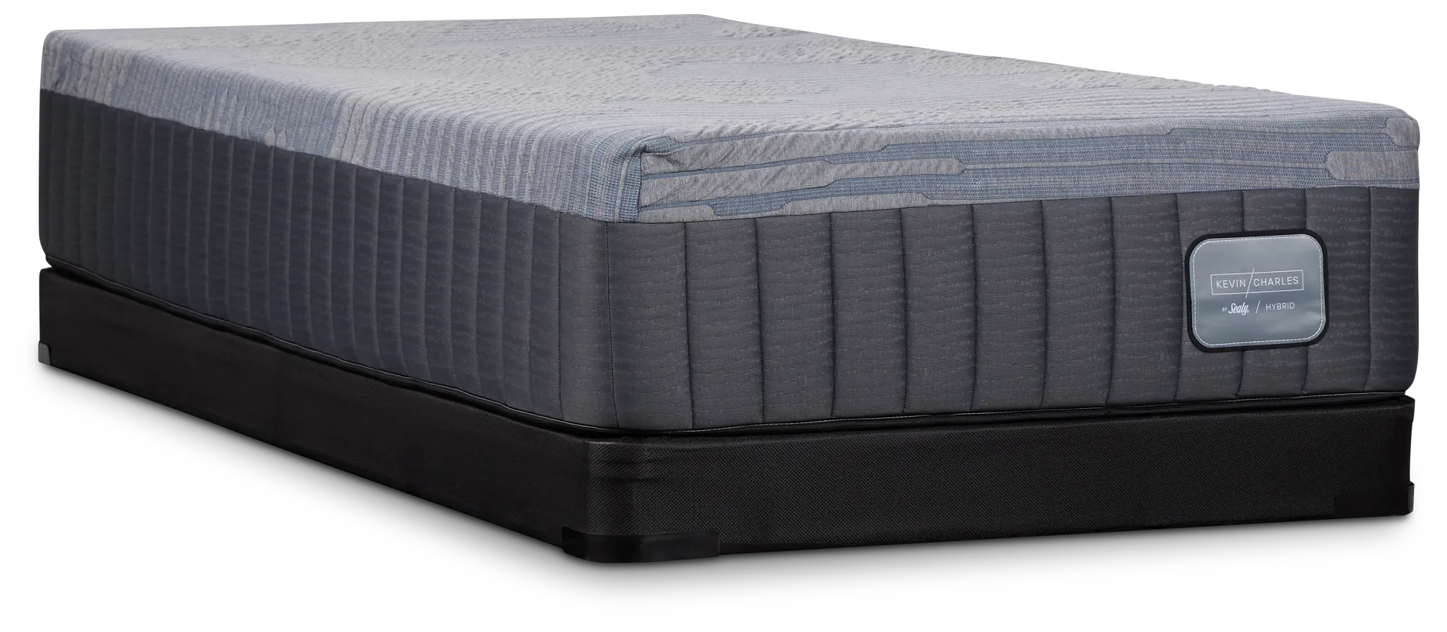 Kevin Charles By Sealy Hybrid Medium Low-profile Mattress Set